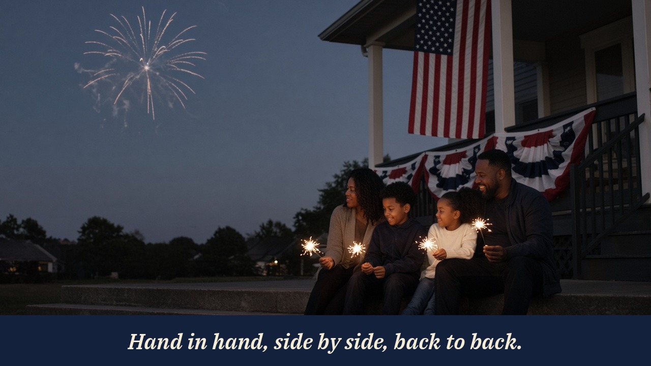 Fourth of July Porch