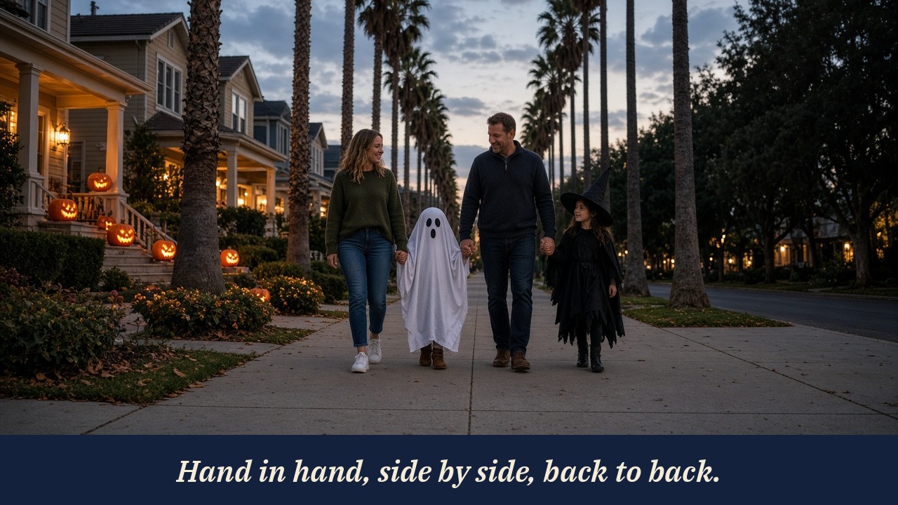 Halloween Hand in Hand