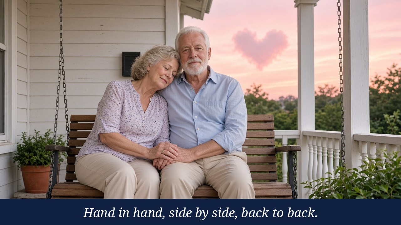 Porch Swing Sweethearts